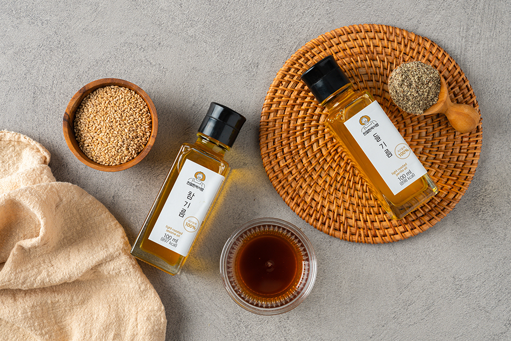 [친절한박서방] 나혼자산다 3종세트(참기름100ml,들기름100ml,들깨가루80g)